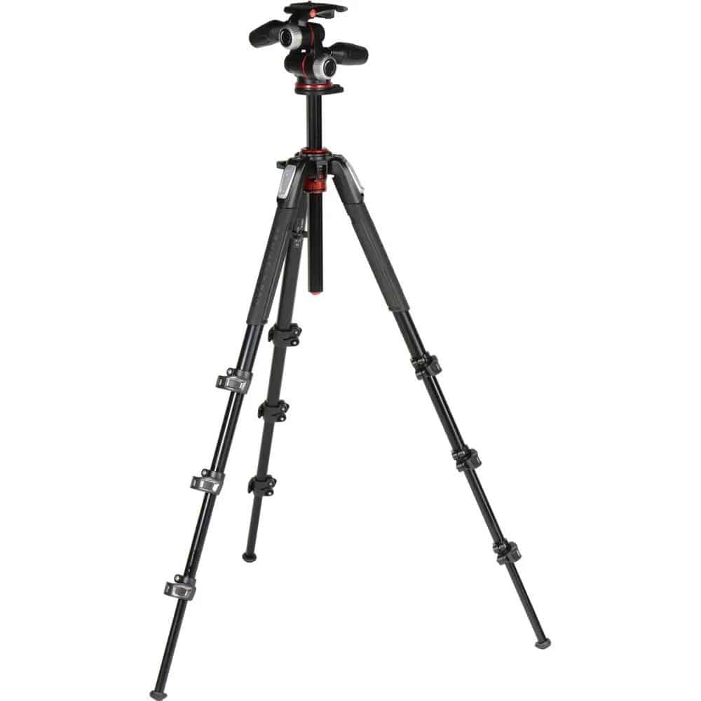 Chan may anh Manfrotto 190 ALU 4 S Kit 3W Head2