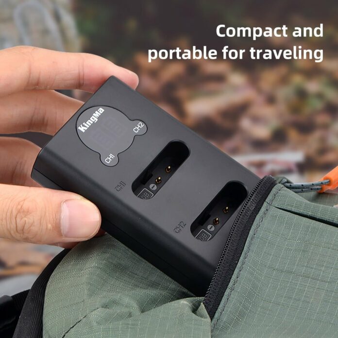 Bộ sạc đôi KingMa LI-90B cho Ricoh GRiii, Olympus