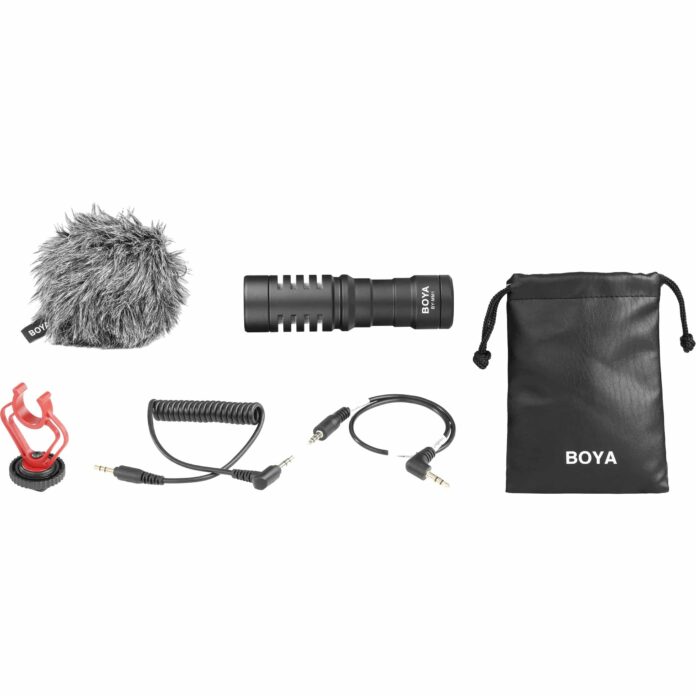 Mic thu âm BOYA BY-MM1 Mini Cardioid Condenser