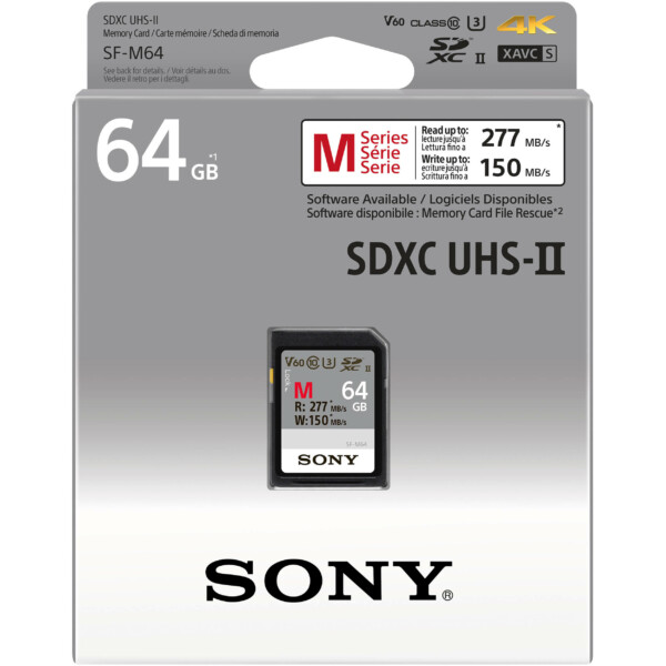 Thẻ nhớ SD Sony UHS-II 64GB 277MB/s