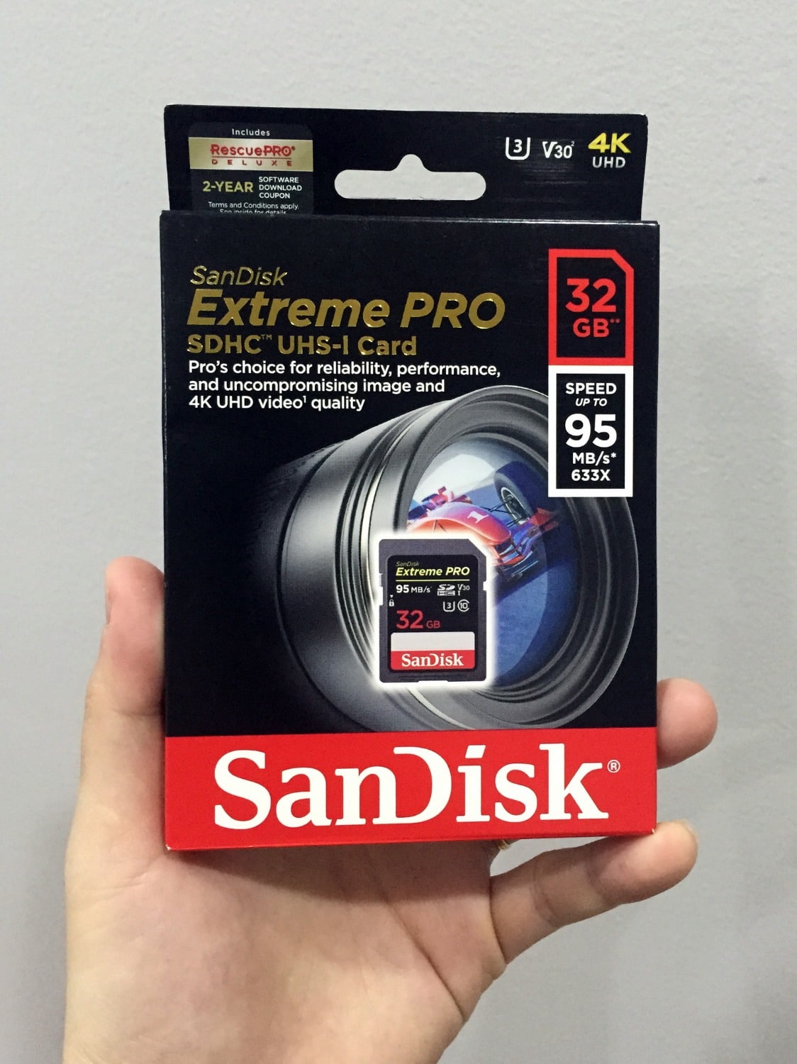 Thẻ nhớ SD SanDisk 32GB Extreme PRO UHS-I 95MB/s
