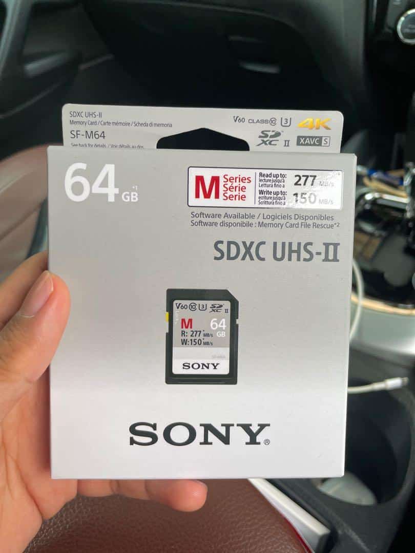 The nho Sony SDXC UHS II 64GB