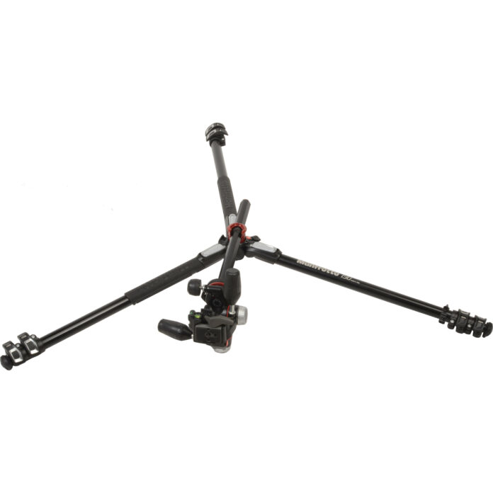 Bộ chân máy ảnh Manfrotto 190 ALU 4-S Kit 3W Head