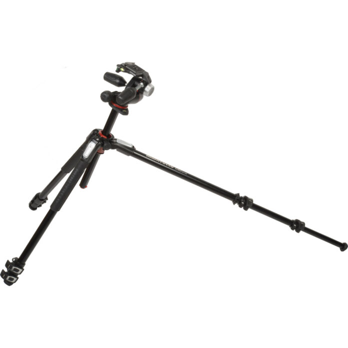 Bộ chân máy ảnh Manfrotto 190 ALU 4-S Kit 3W Head