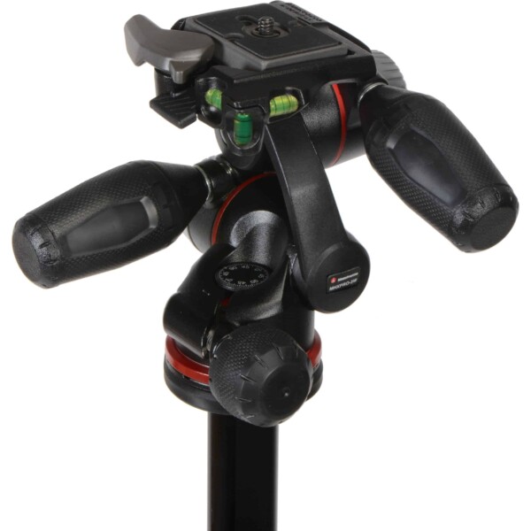 Bộ chân máy ảnh Manfrotto 190 ALU 4-S Kit 3W Head