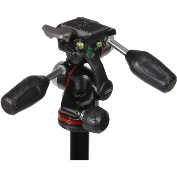Bộ chân máy ảnh Manfrotto 190 ALU 4-S Kit 3W Head