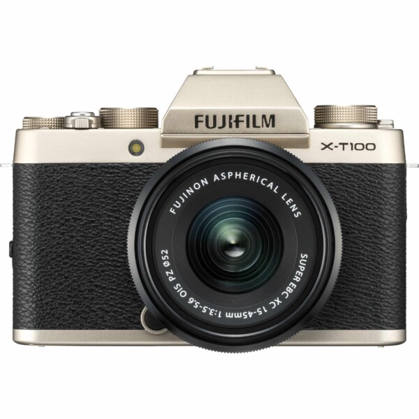 Máy ảnh Fujifilm X-T100 với ống kính XC 15-45mm