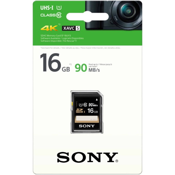Thẻ nhớ SD Sony 16GB 90MB/s (SF-UY3)