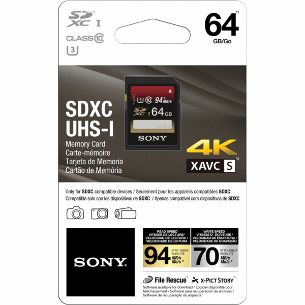 Thẻ nhớ SD Sony 64GB High-Speed UHS-I SDXC U3