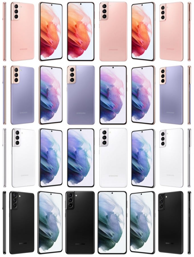 Galaxy S21 official render