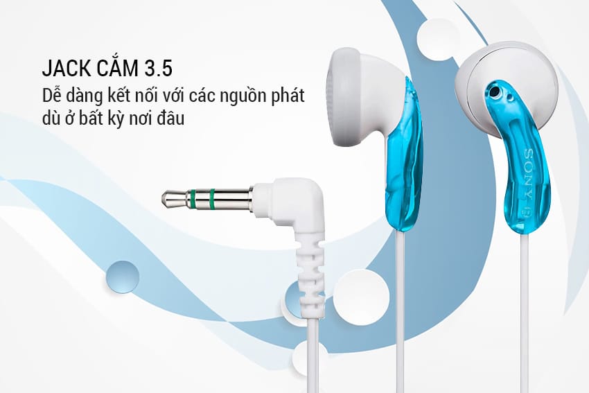 Tai nghe earbuds Sony MDR-E9LP (Blue)