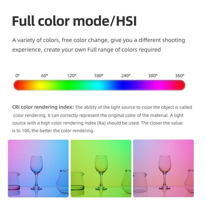 Đèn LED Iwata GL-03 - chỉnh màu RGB