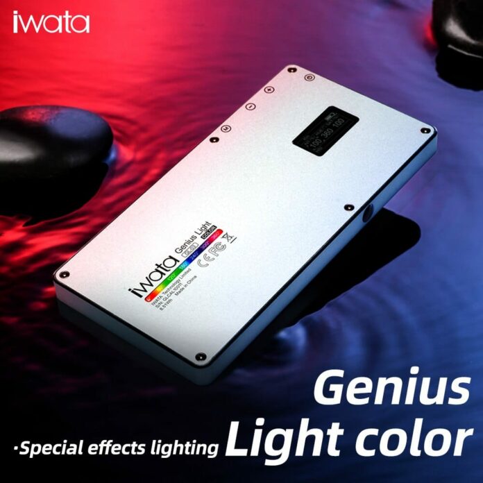 Đèn LED Iwata GL-03 - chỉnh màu RGB