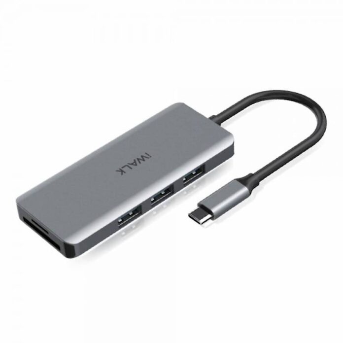Hub chuyển đổi USB-C iWALK 7-in-1