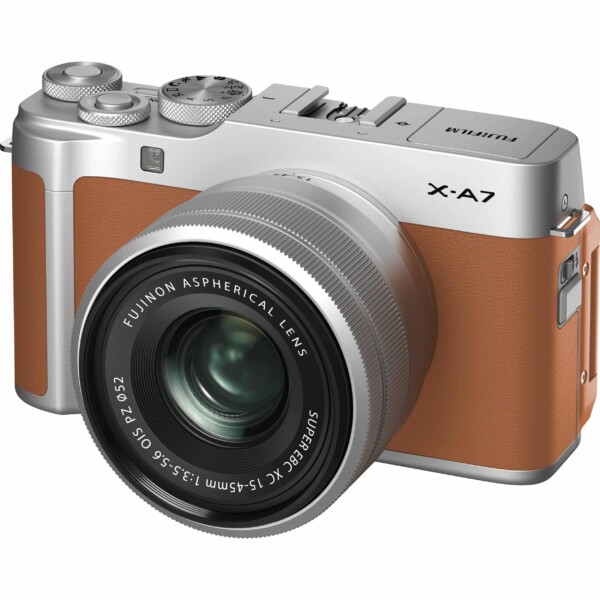 Máy ảnh Fujifilm X-A7 với ống kính XC 15-45mm (Camel)