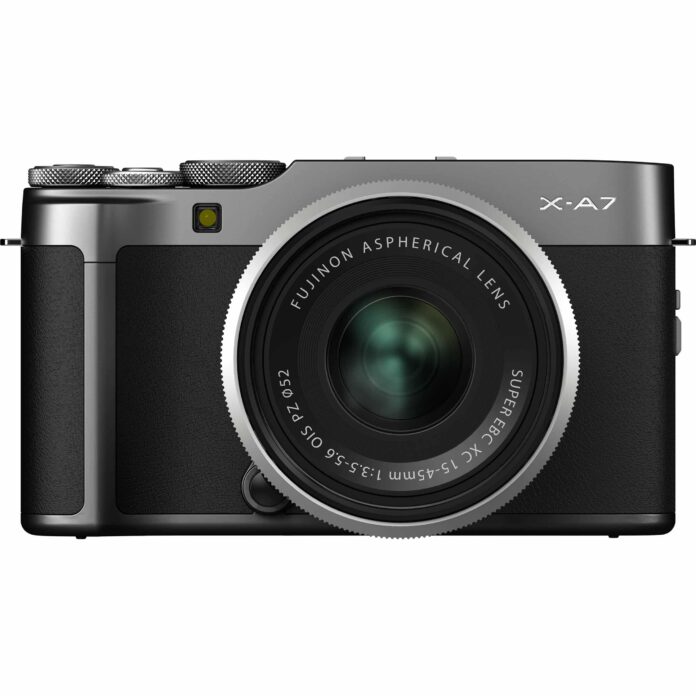 Máy ảnh Fujifilm X-A7 với ống kính XC 15-45mm (Dark Silver)