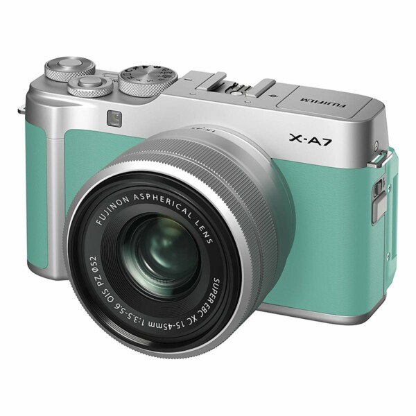 Máy ảnh Fujifilm X-A7 với ống kính XC 15-45mm (Mint Green)