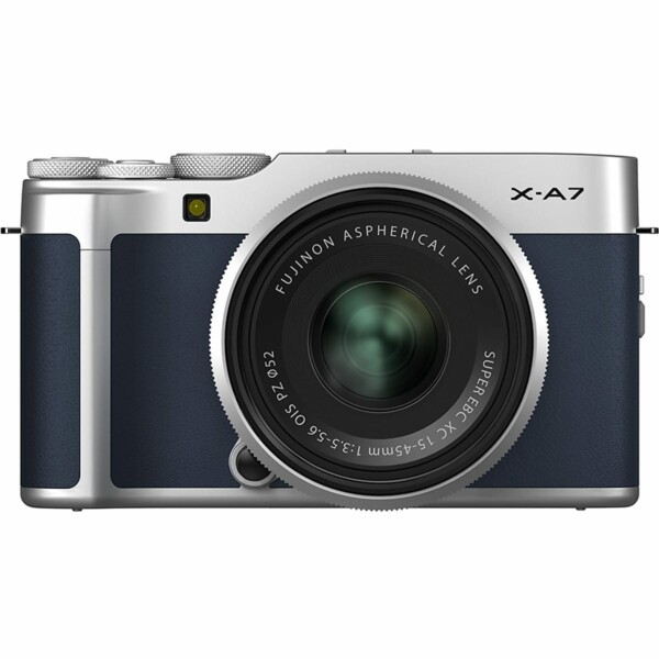 Máy ảnh Fujifilm X-A7 với ống kính XC 15-45mm (Navy Blue)