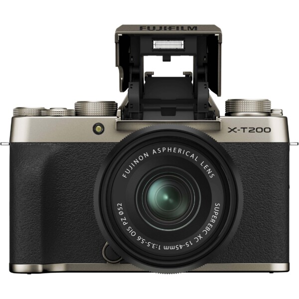 Máy ảnh Fujifilm X-T200 với ống kính XC 15-45mm (Champagne Gold)