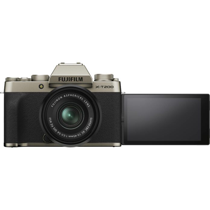 Máy ảnh Fujifilm X-T200 với ống kính XC 15-45mm (Champagne Gold)