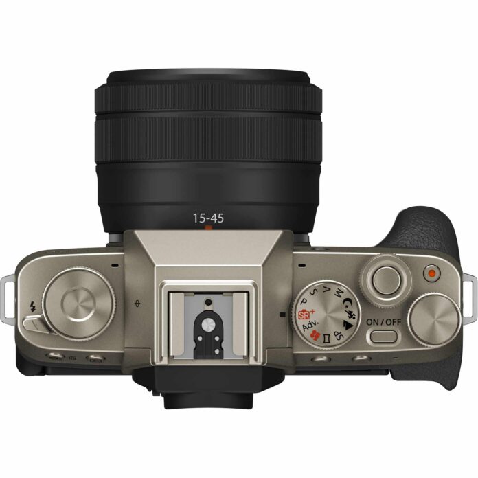 Máy ảnh Fujifilm X-T200 với ống kính XC 15-45mm (Champagne Gold)