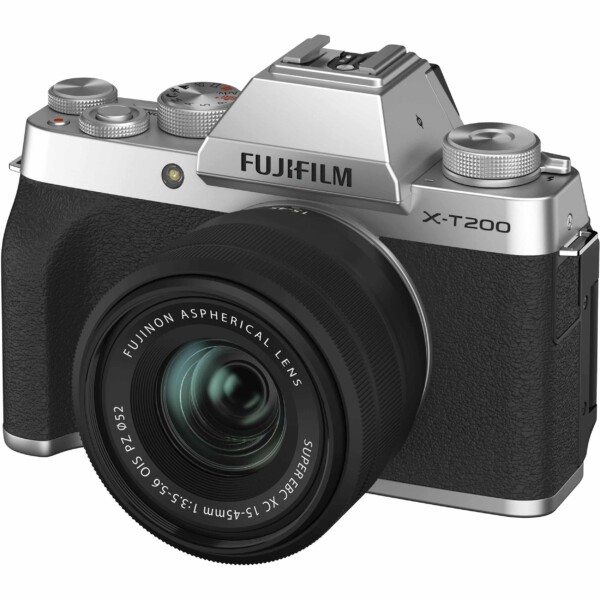 Máy ảnh Fujifilm X-T200 với ống kính XC 15-45mm (Silver)