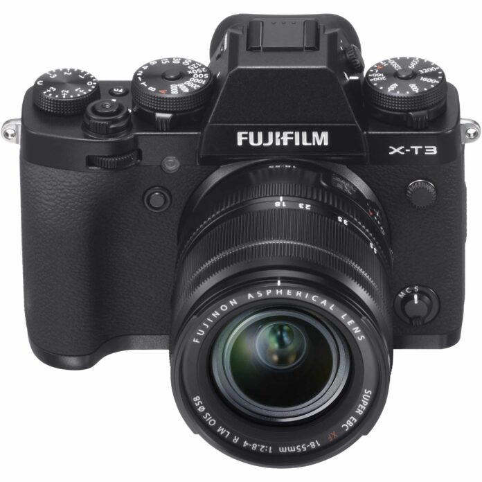 Máy ảnh Fujifilm X-T3 WW với ống kính XF 18-55mm (Black)