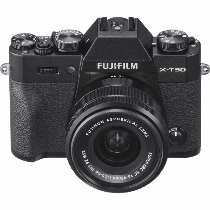 Máy ảnh Fujifilm X-T30 với ống kính XC 15-45mm (Black)