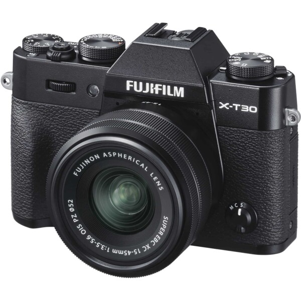 Máy ảnh Fujifilm X-T30 với ống kính XC 15-45mm (Black)