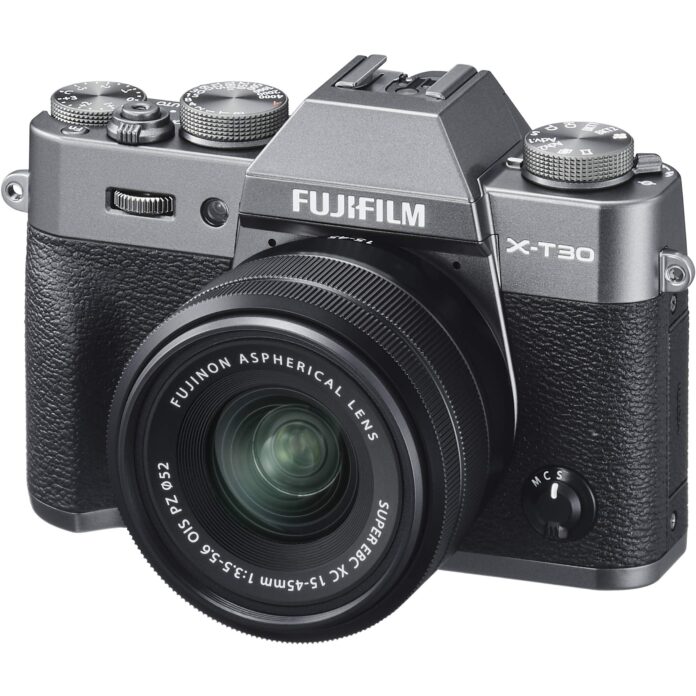 Máy ảnh Fujifilm X-T30 với ống kính XC 15-45mm (Charcoal Silver)