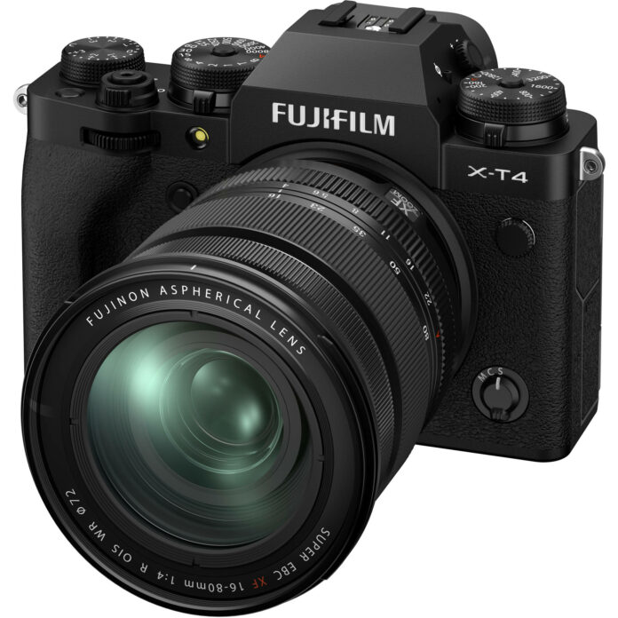 Máy ảnh Fujifilm X-T4 với ống kính XF 16-80mm (Black)