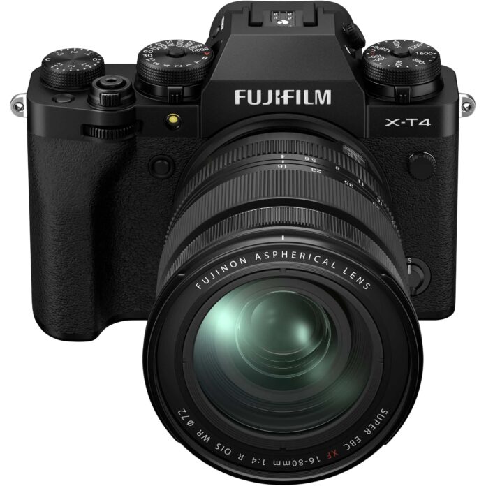 Máy ảnh Fujifilm X-T4 với ống kính XF 16-80mm (Black)