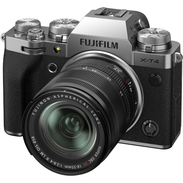 Máy ảnh Fujifilm X-T4 với ống kính XF 18-55mm (Silver)