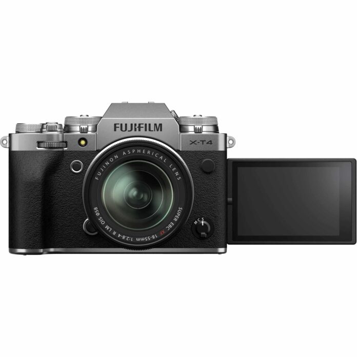 Máy ảnh Fujifilm X-T4 với ống kính XF 18-55mm (Silver)