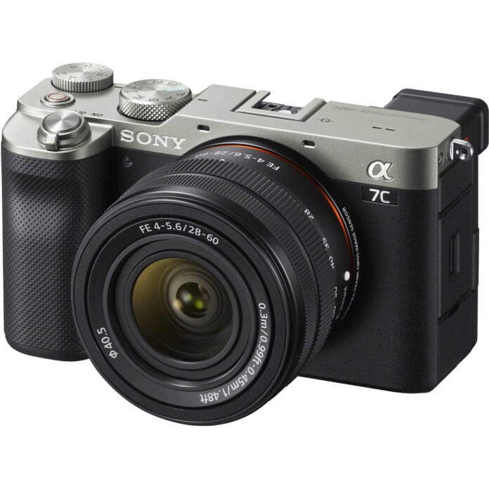 Máy ảnh Sony Alpha A7C với ống kính FE 28-60mm (Silver)