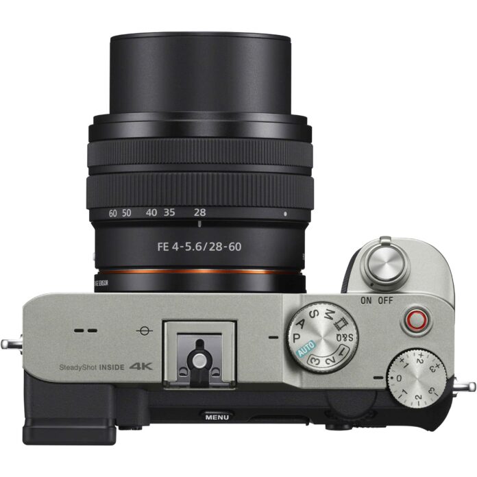 Máy ảnh Sony Alpha A7C với ống kính FE 28-60mm (Silver)