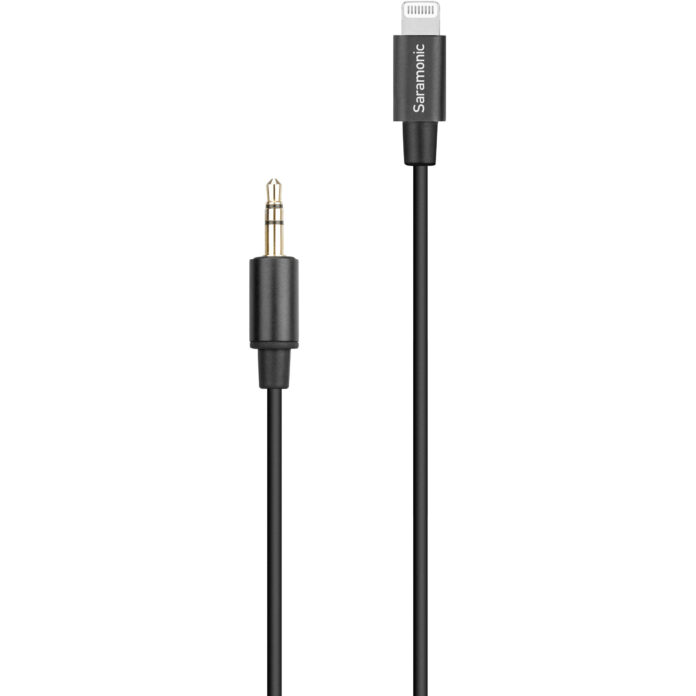 Micro Saramonic LavMicro U1A với cáp chuyển 3.5mm sang Lightning