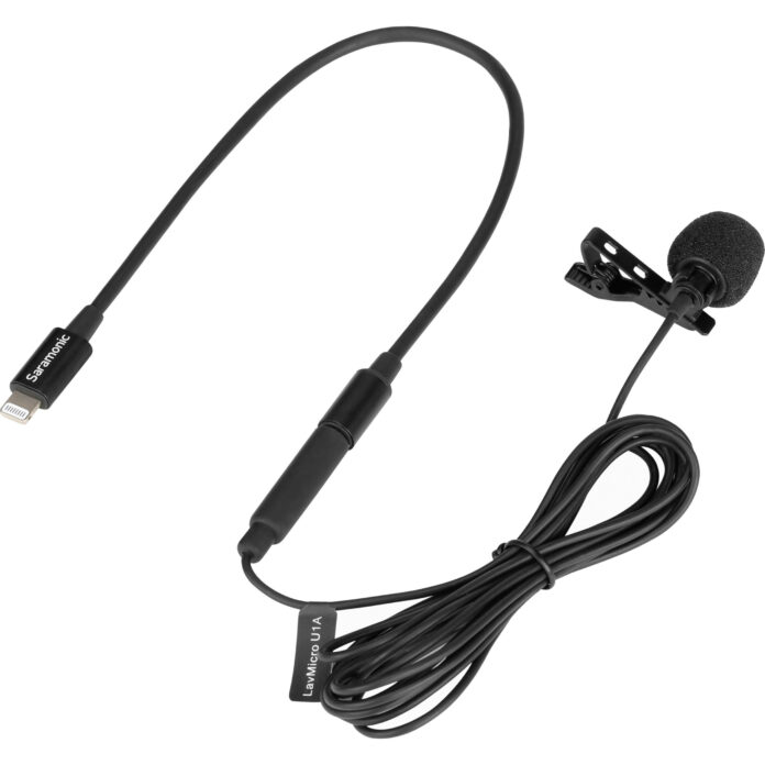 Micro Saramonic LavMicro U1A với cáp chuyển 3.5mm sang Lightning
