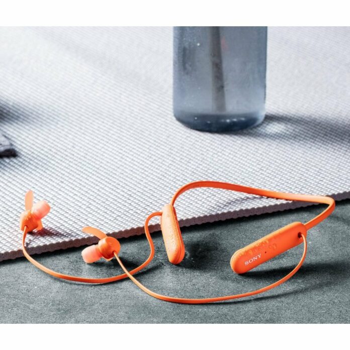 Tai nghe không dây Sony WI-SP510 (Orange)