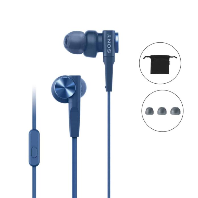 Tai nghe Sony Extra Bass MDR-XB55AP (Blue)