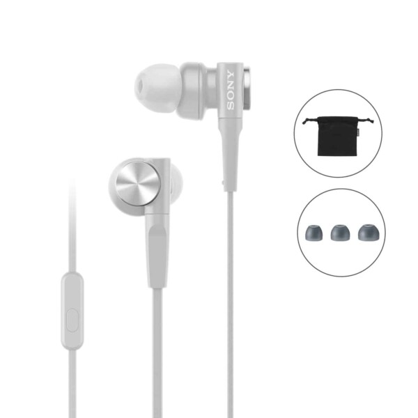 Tai nghe Sony Extra Bass MDR-XB55AP (White)