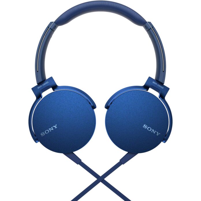 Tai nghe Sony EXTRA BASS XB550AP (Blue)