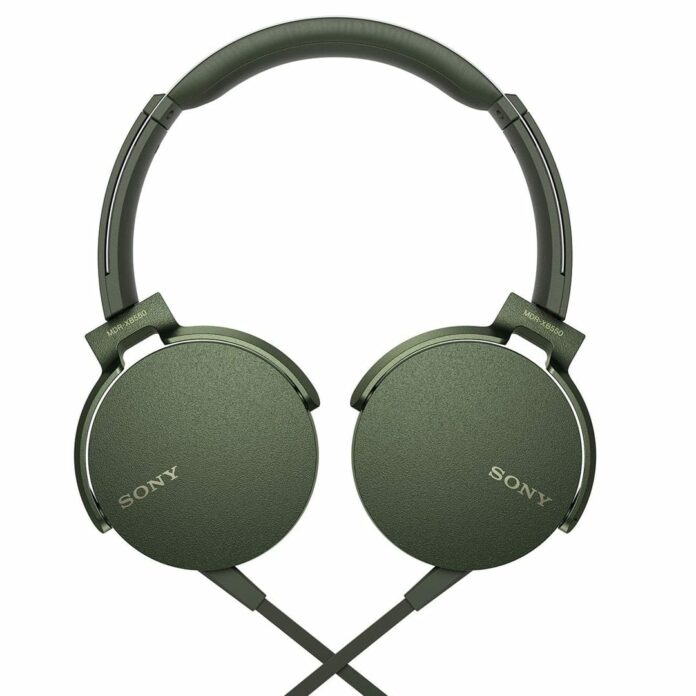 Tai nghe Sony EXTRA BASS XB550AP (Green)