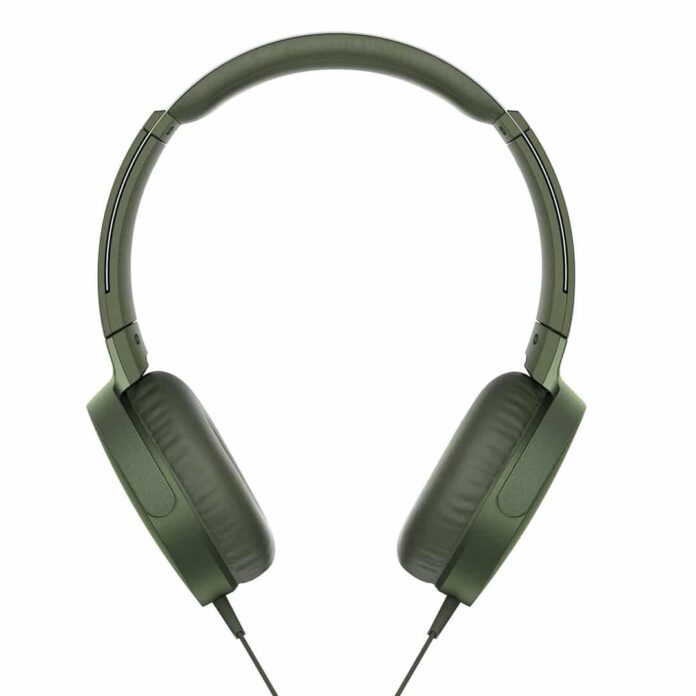 Tai nghe Sony EXTRA BASS XB550AP (Green)