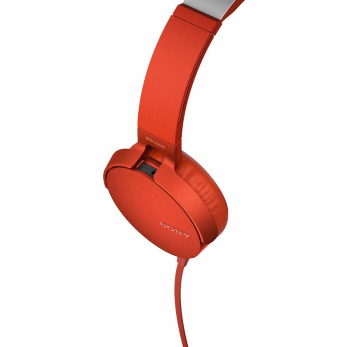 Tai nghe Sony EXTRA BASS XB550AP (Red)