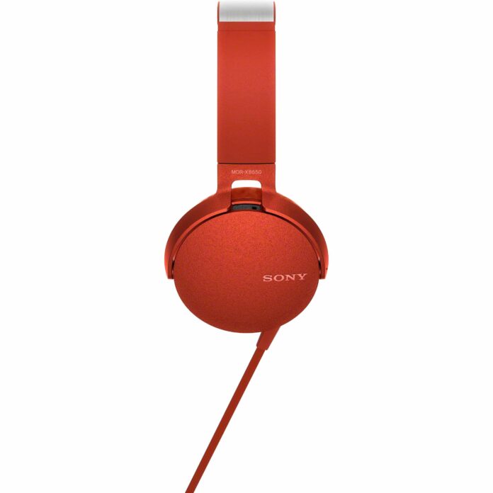 Tai nghe Sony EXTRA BASS XB550AP (Red)