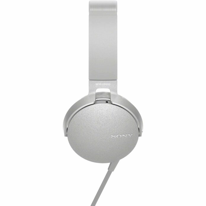 Tai nghe Sony EXTRA BASS XB550AP (White)
