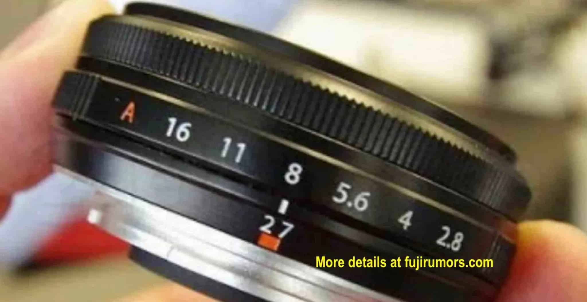 Lộ diện ảnh Fujifilm XF 27mm F2.8 MK II có vòng chỉnh khẩu độ, chống chịu thời tiết