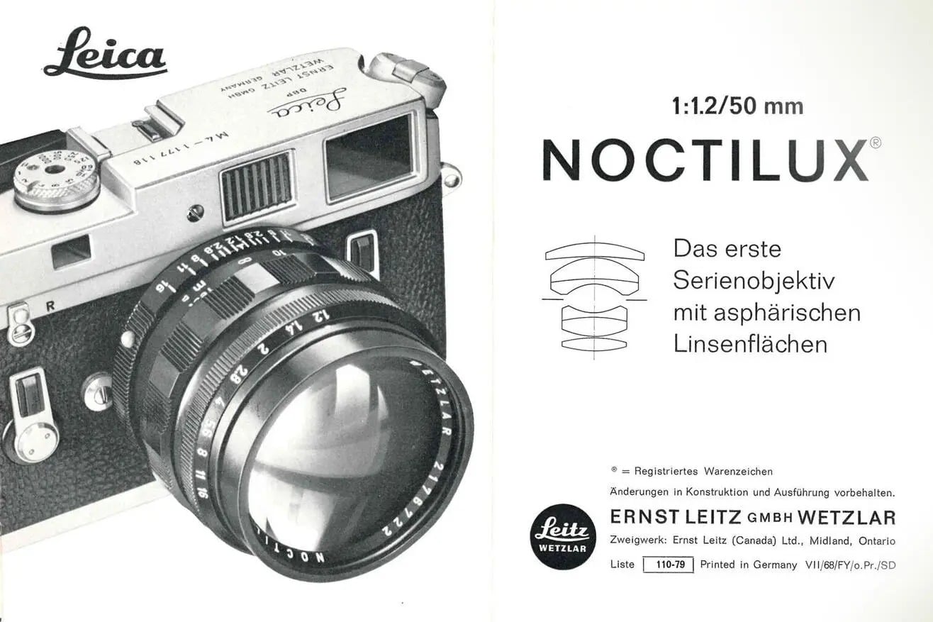 Leica hồi sinh ống kính Noctilux-M 50mm F1.2 và bán giới hạn với giá chỉ gần 400 triệu