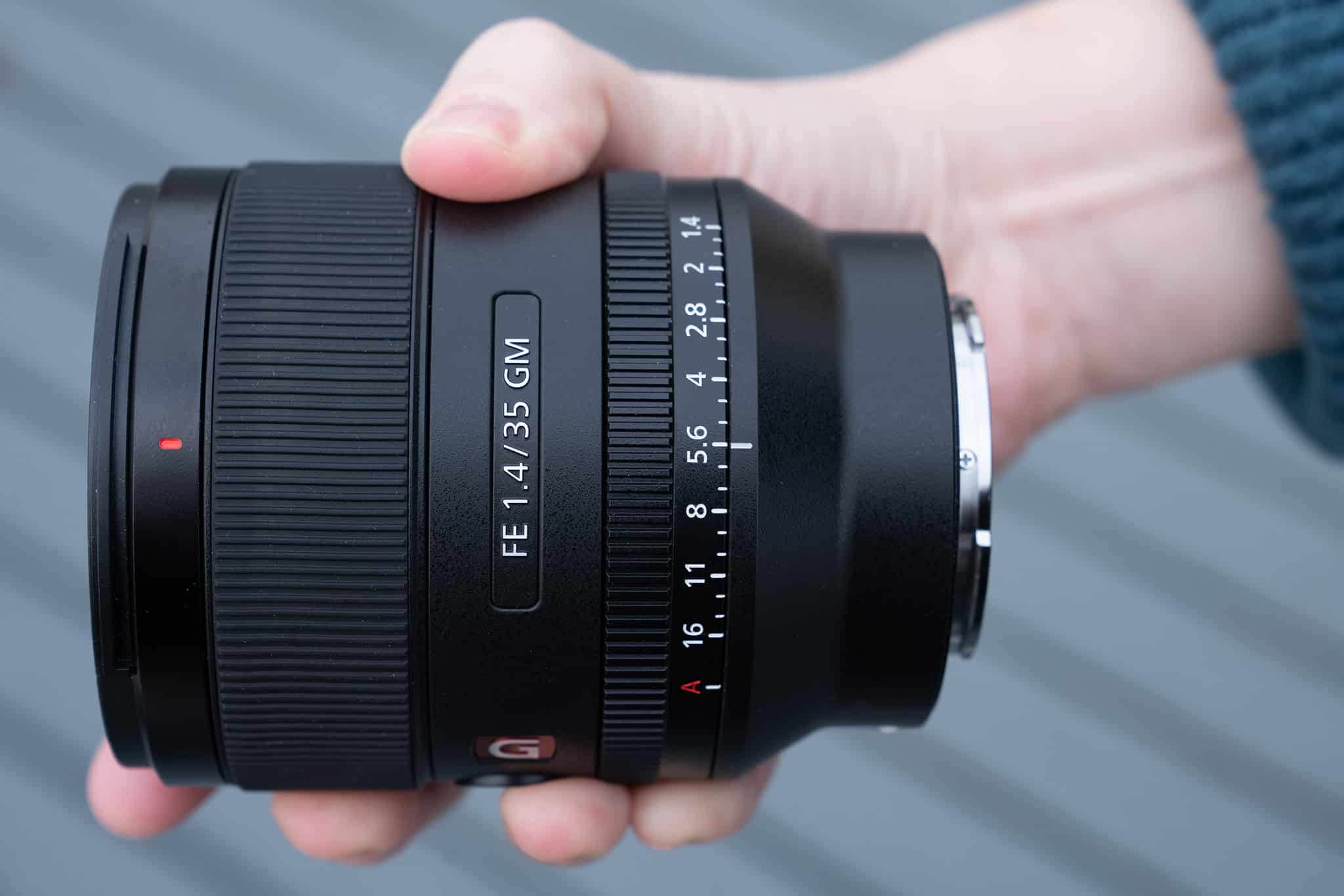 Cận cảnh Ống kính Sony FE 35mm F1.4 GM Chính Hãng, Giá Tốt